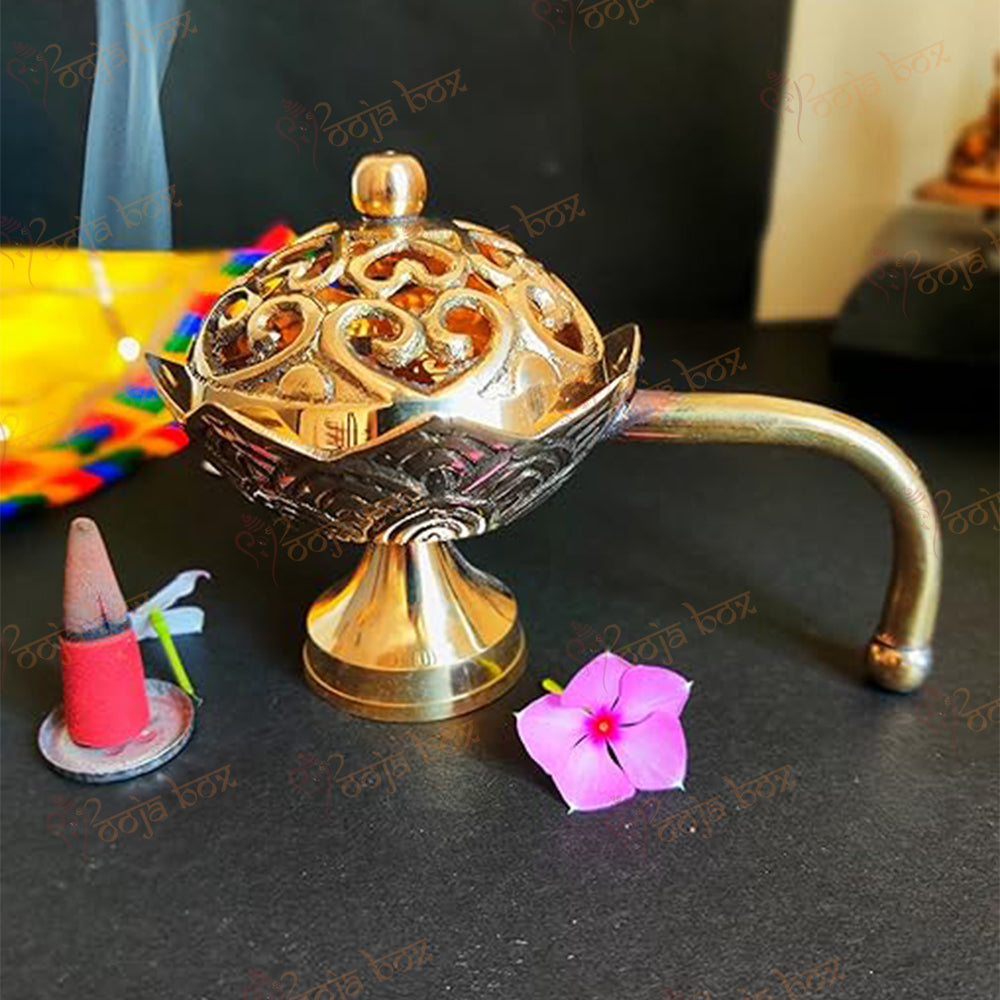 Brass Incense Burner, Loban Burner, Bakhoor Burner