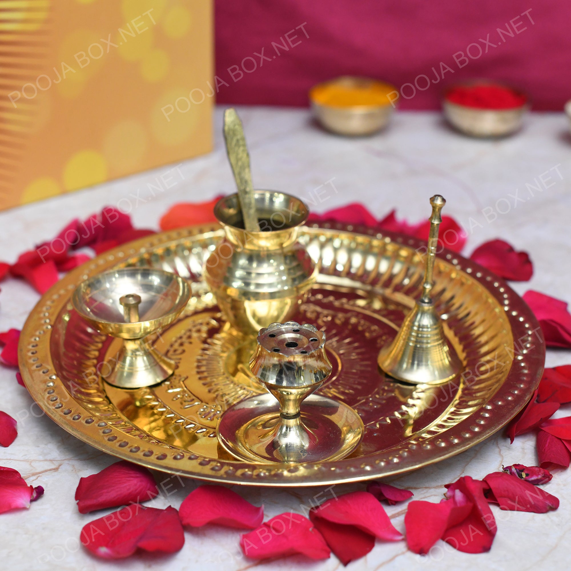 Brass Pooja Thali