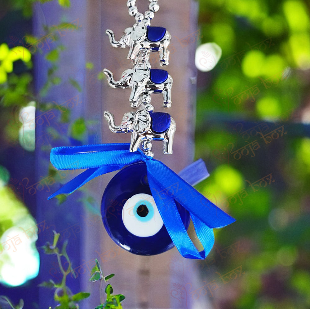 Elephant Evil Eye Hanging Decor