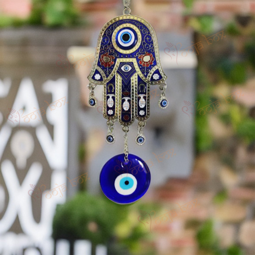 Hamsa Hand With Amulet Hanging
