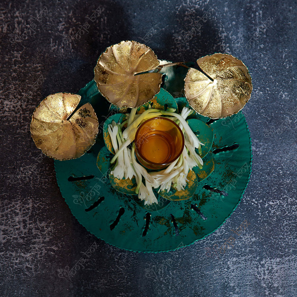Lotus with Petals Candle Holder