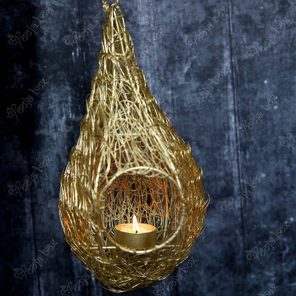 Nest Shape Candle T Light Holder for Home Decor