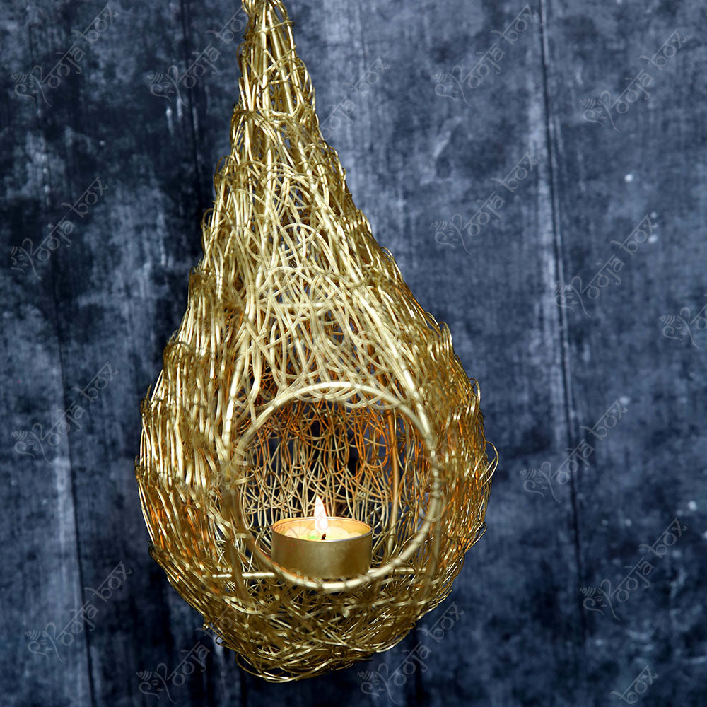 Nest Shape Candle T Light Holder for Home Decor