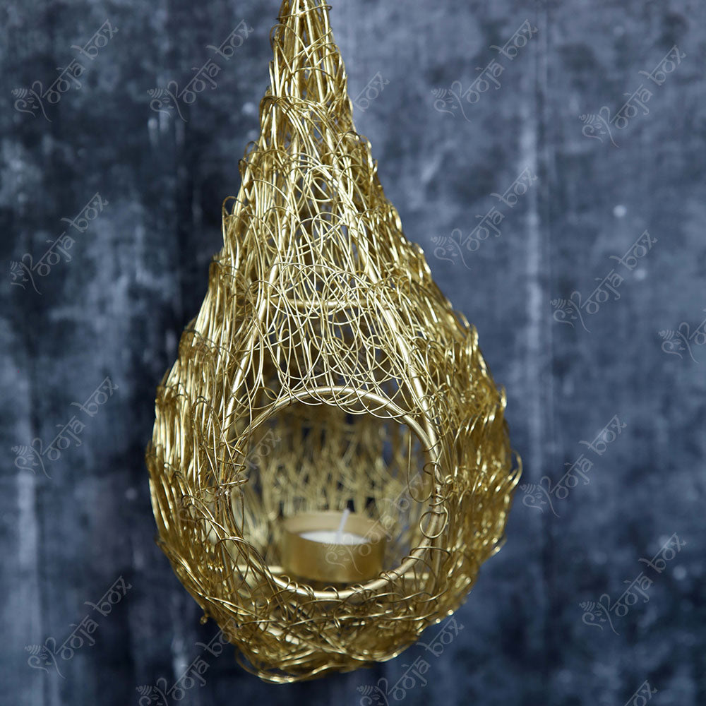 Nest Shape Candle T Light Holder for Home Decor