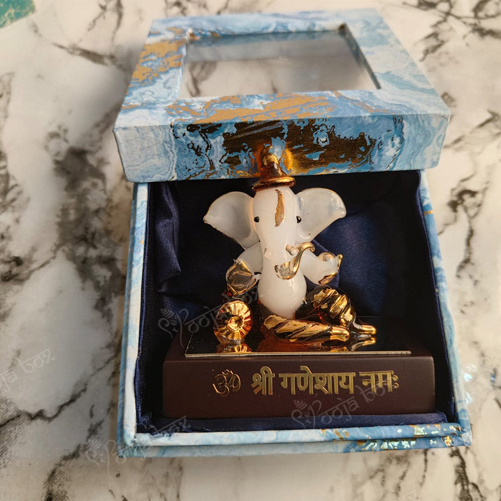 Modern Crystal Ganesha Idol