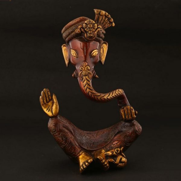 Mukut Ganesha Idol