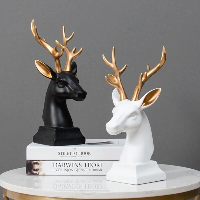 GOLD HORN REINDEER
