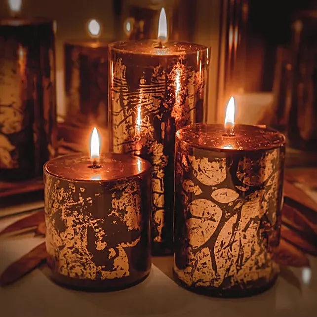 Delight Pillar Candles (Set of 3)