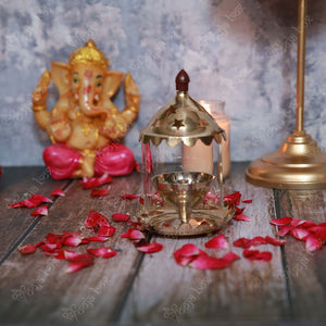 Decorative Lotus Akhand Diya