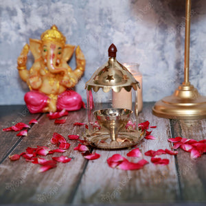 Decorative Lotus Akhand Diya