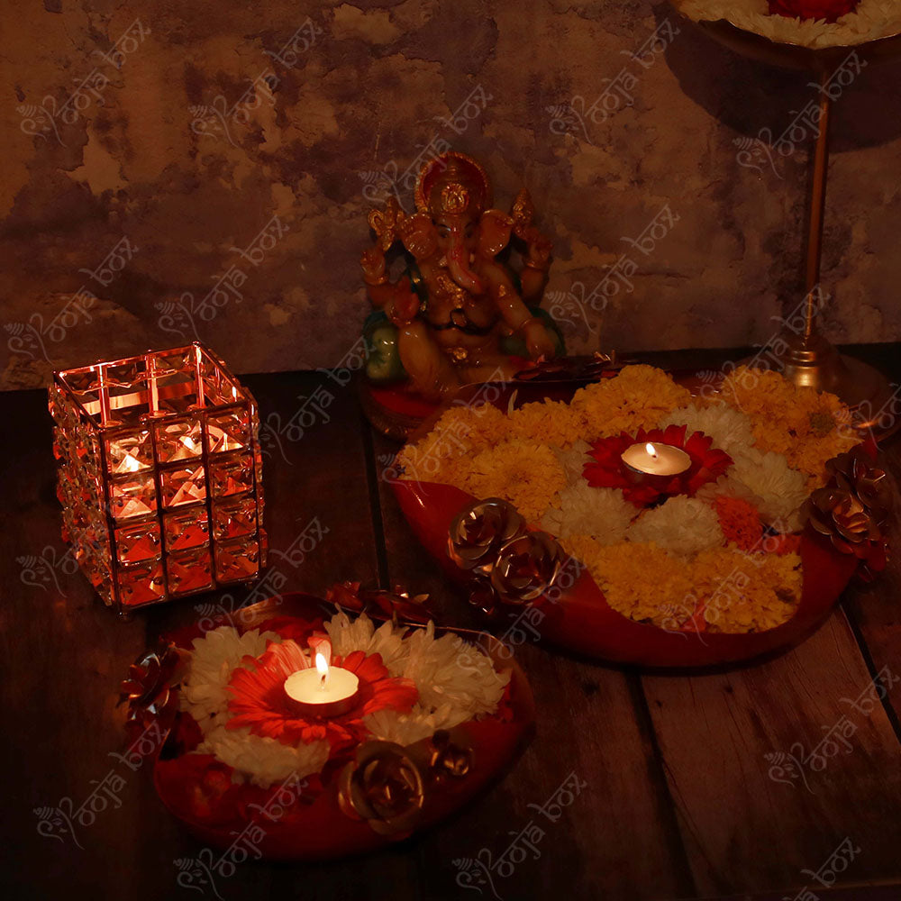 Decorative Floral Urli for Floating Candles and Flowers