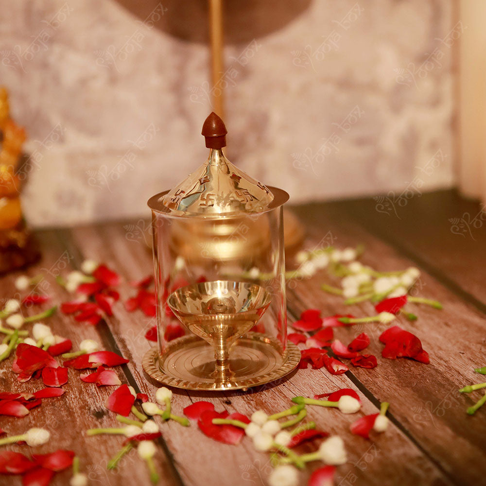 Swastik Brass Akhand Diya