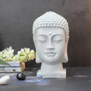 Beautiful Ceramic Buddha Head Showpiece