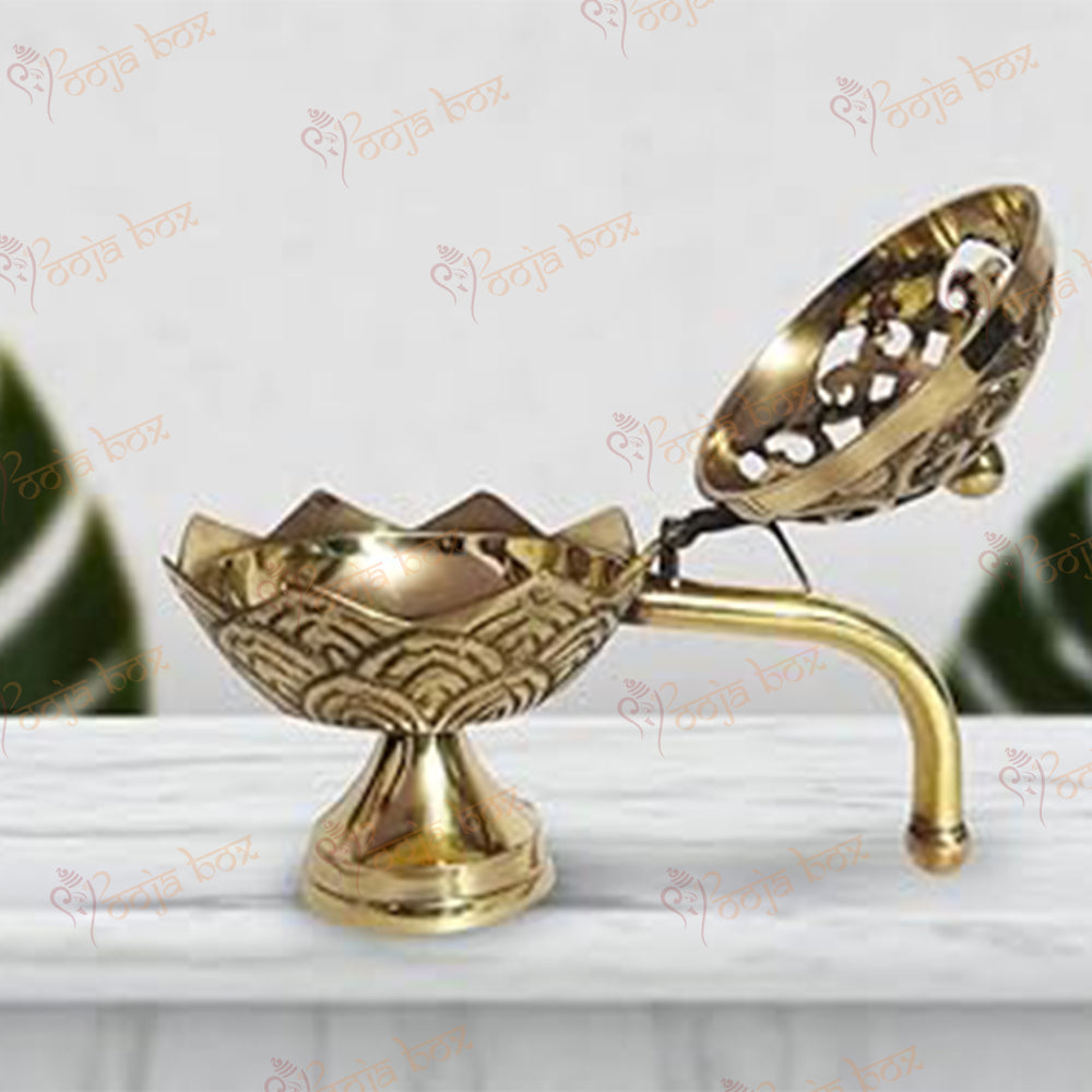 Brass Bakhoor Burner, Incense Loban Burner