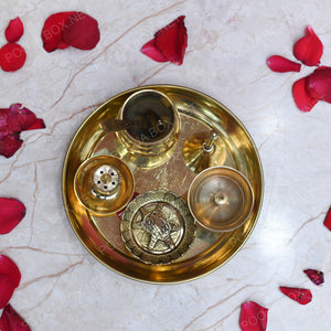 Brass Puja Thali Set