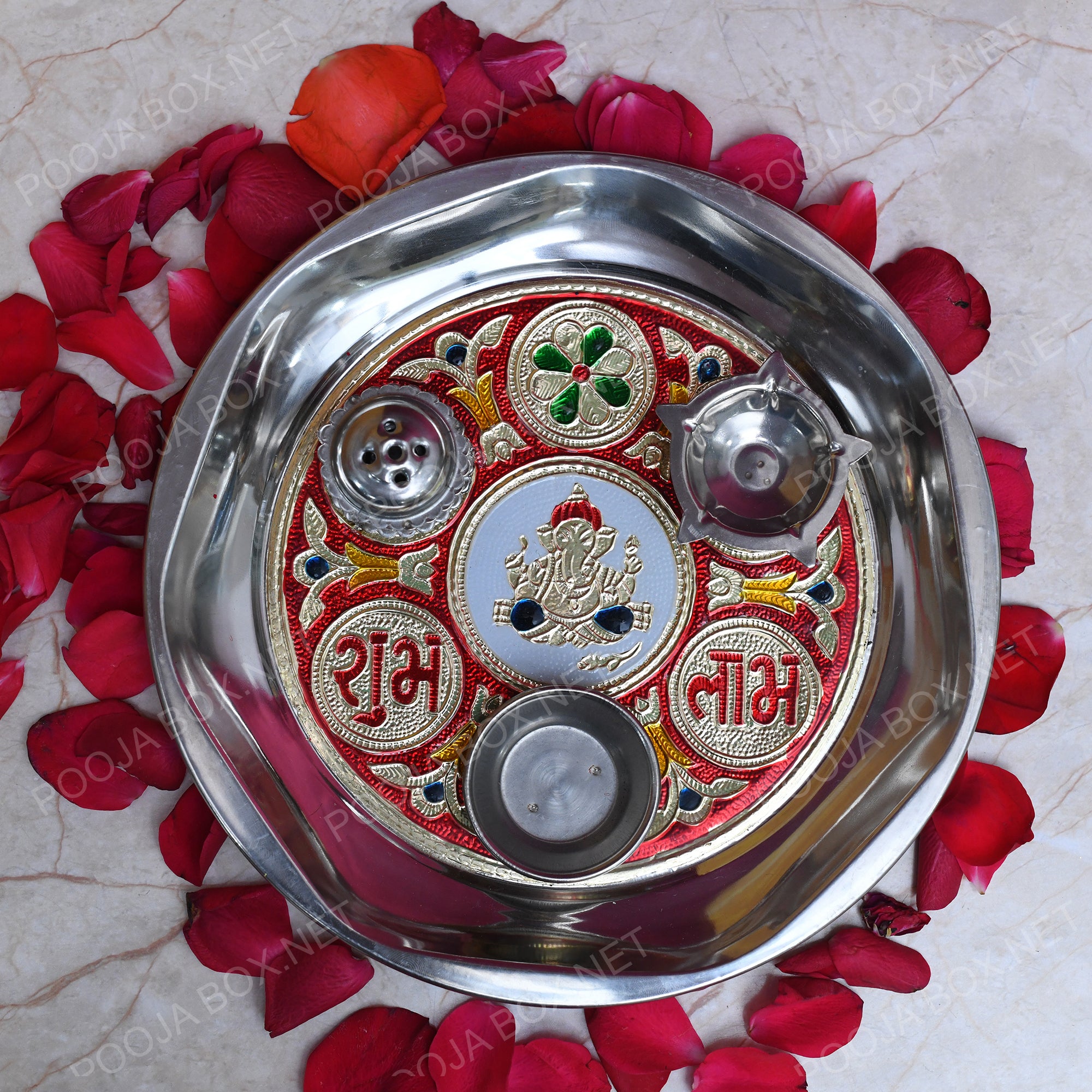 Meenakari Steel Thali