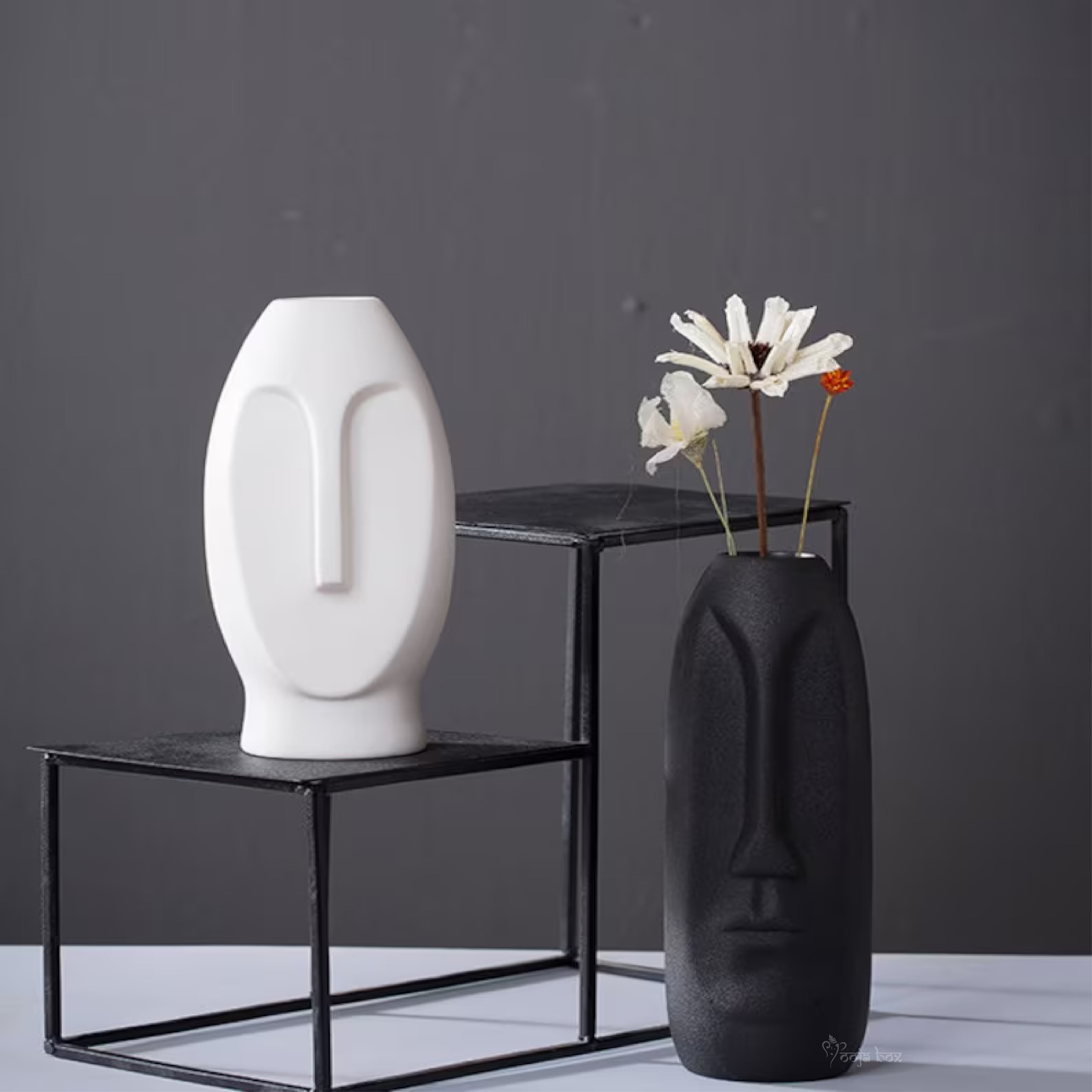 Egyption Sculpture Vase Set