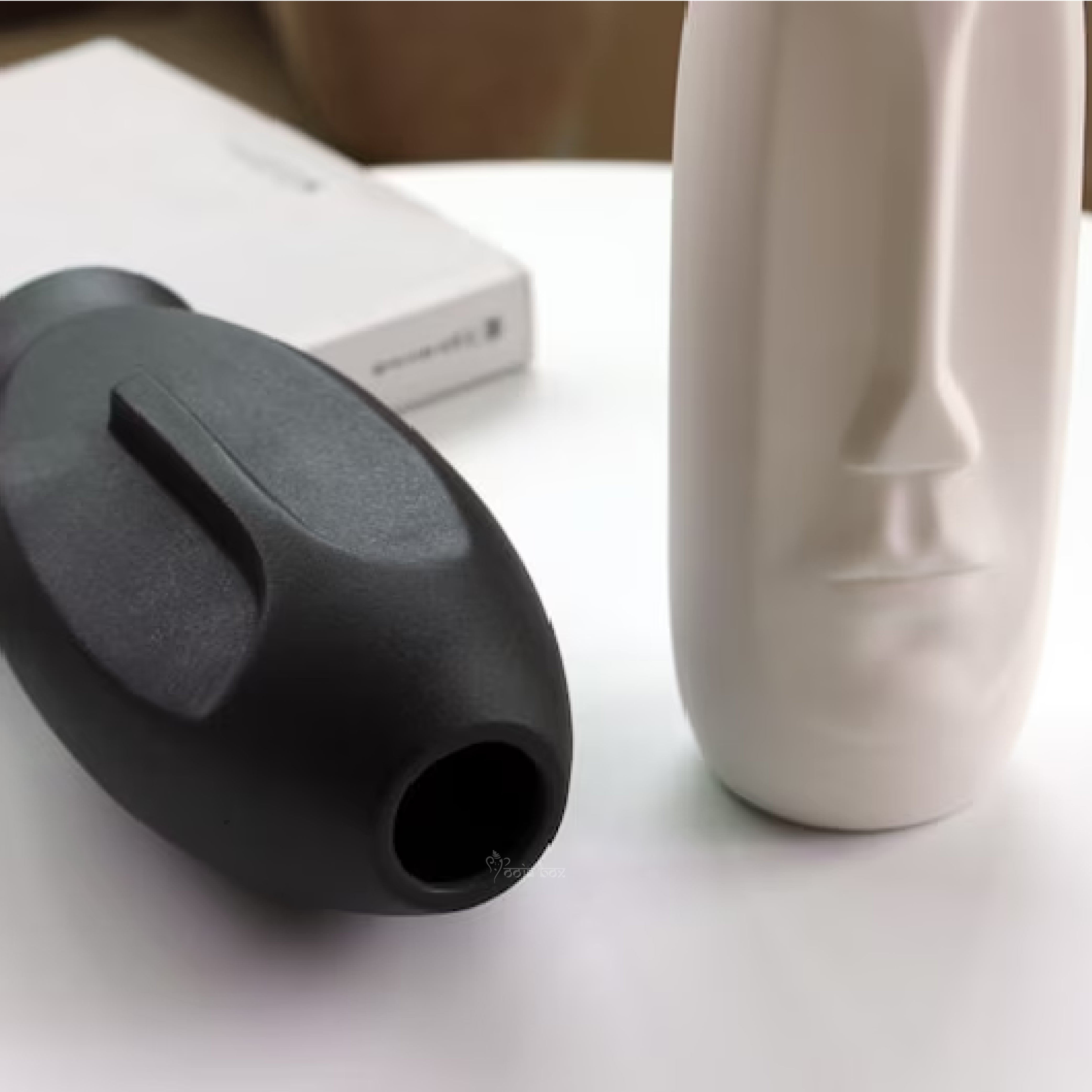 Human Face Shape Ceramic Flower Vase