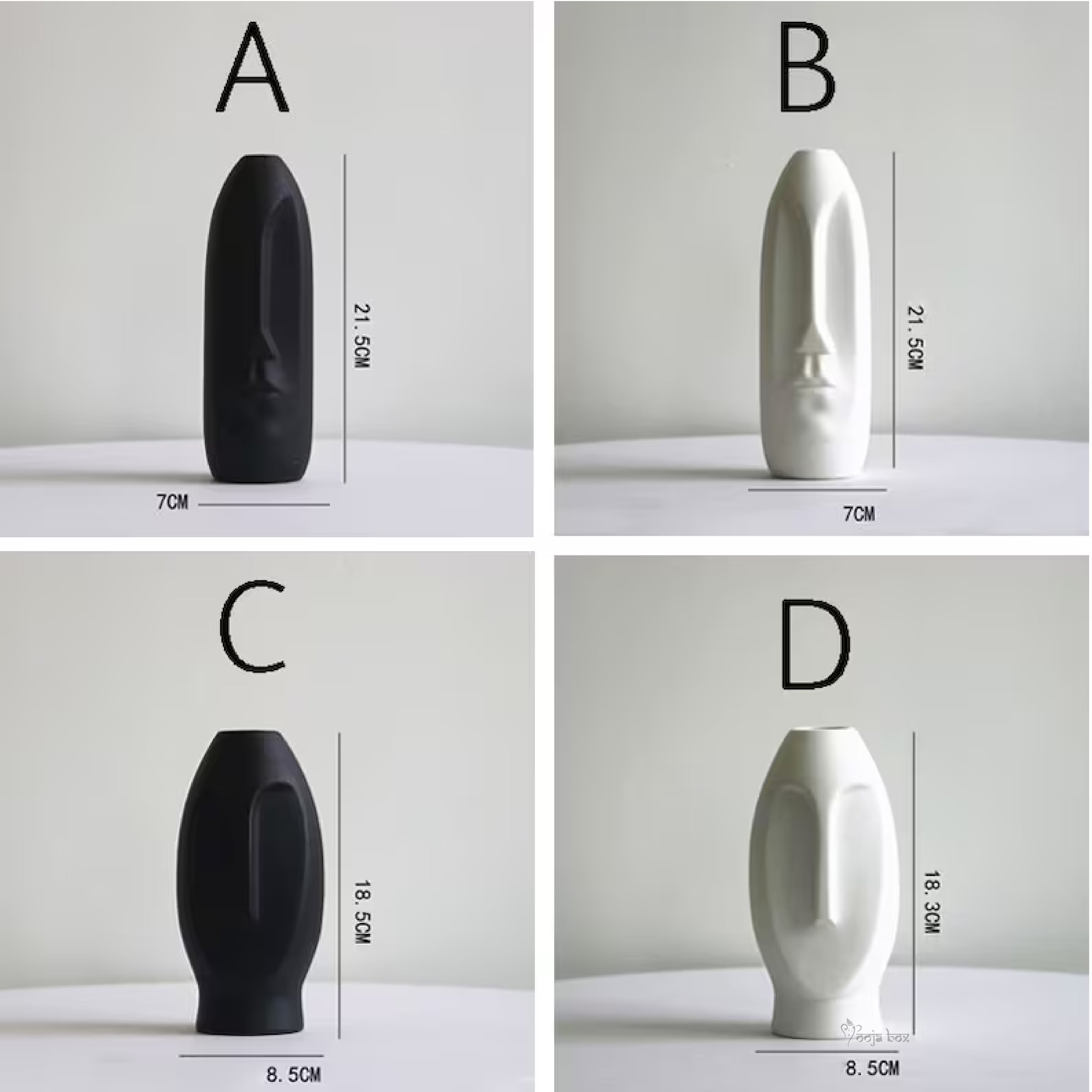 Egyption Sculpture Vase Set