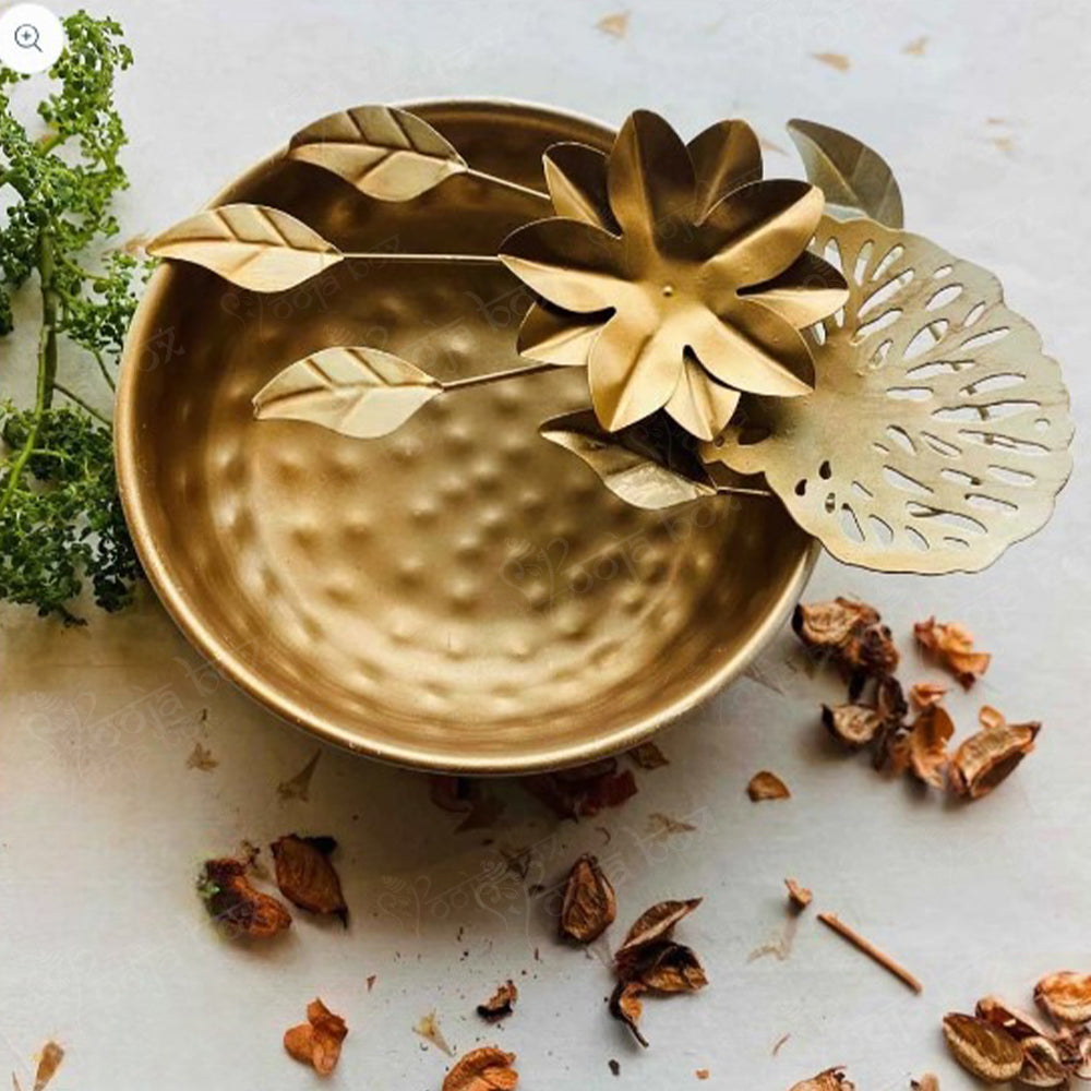 Beautiful Handmade Bowl for Floating Flowers and Tea Light Candles, Decorative Urli, for Home, Office, and Table Decor