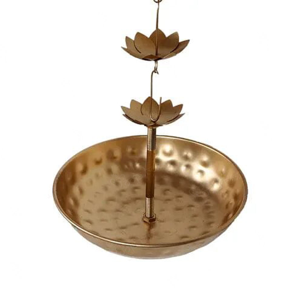 Beautiful Handcrafted Decorative Metal Latkan Urli Rangoli Bowls for T-Light Candles and Floating Flowers for Diwali and Navratri