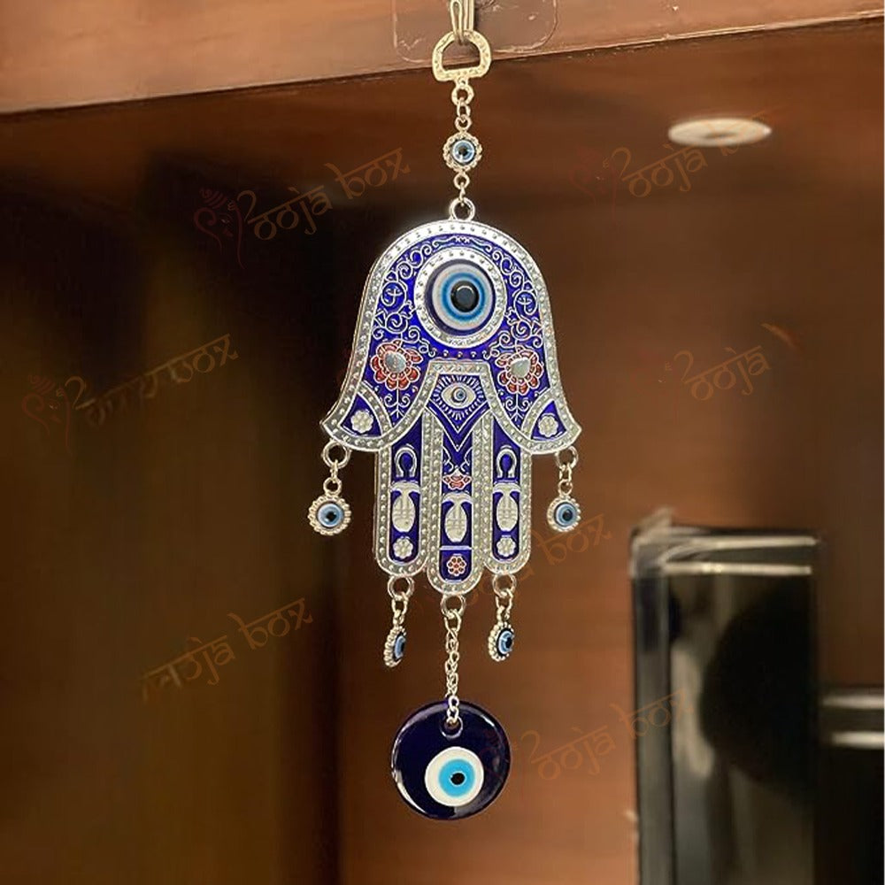 Hamsa Hand With Amulet Hanging
