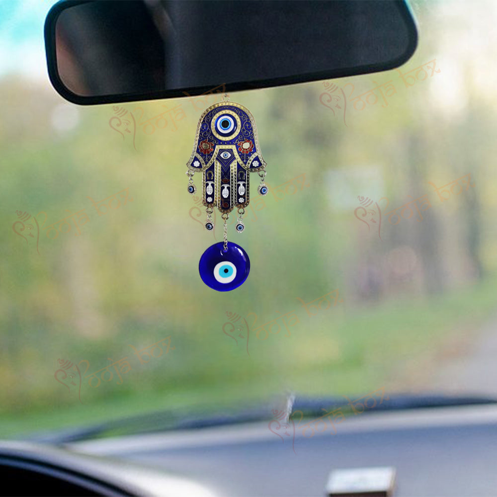 Hamsa Hand With Amulet Hanging
