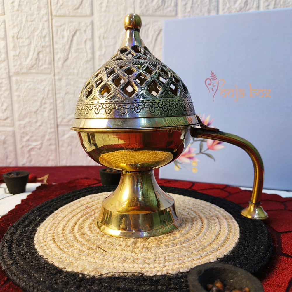 Home Purifying Brass Hand Loban