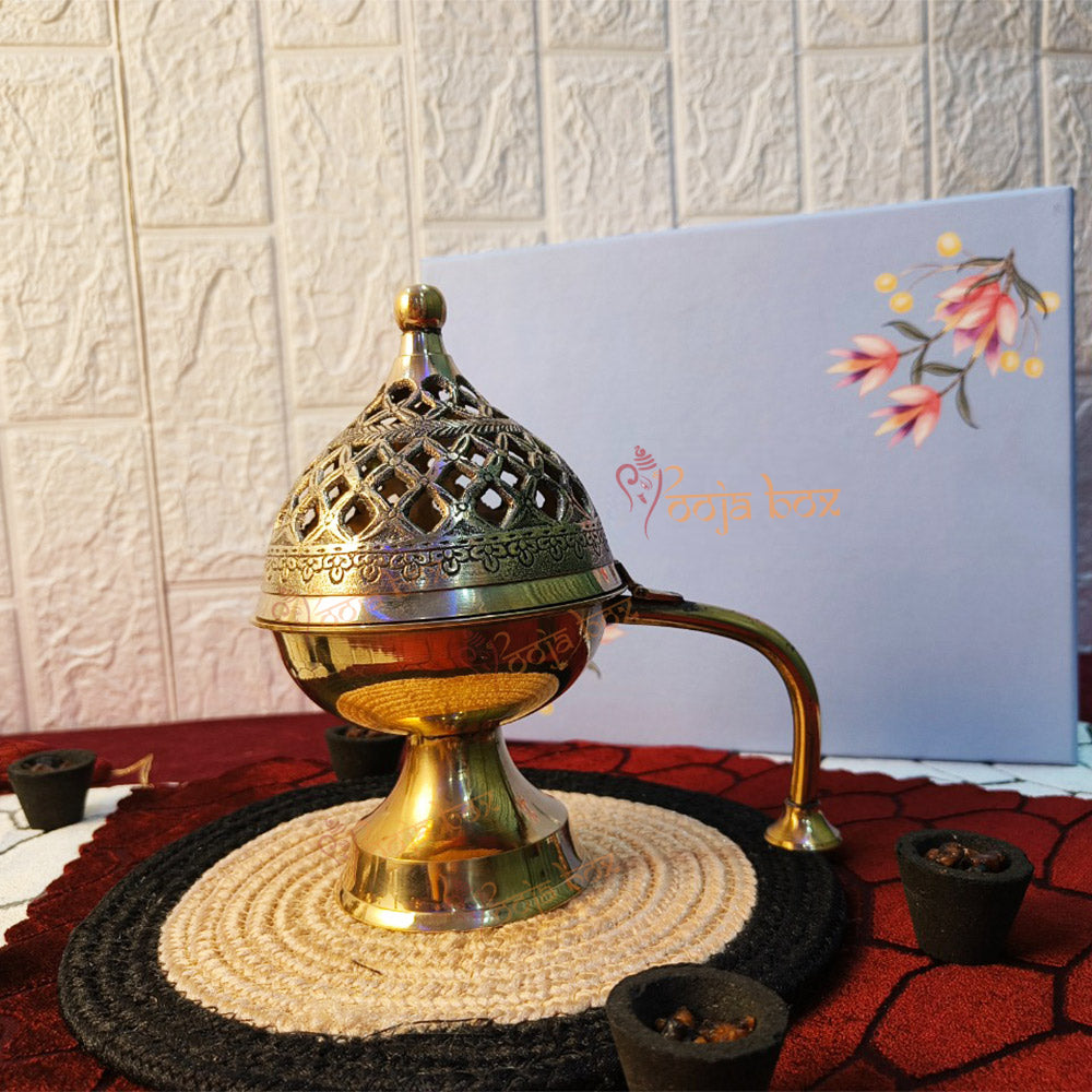 Home Purifying Brass Hand Loban