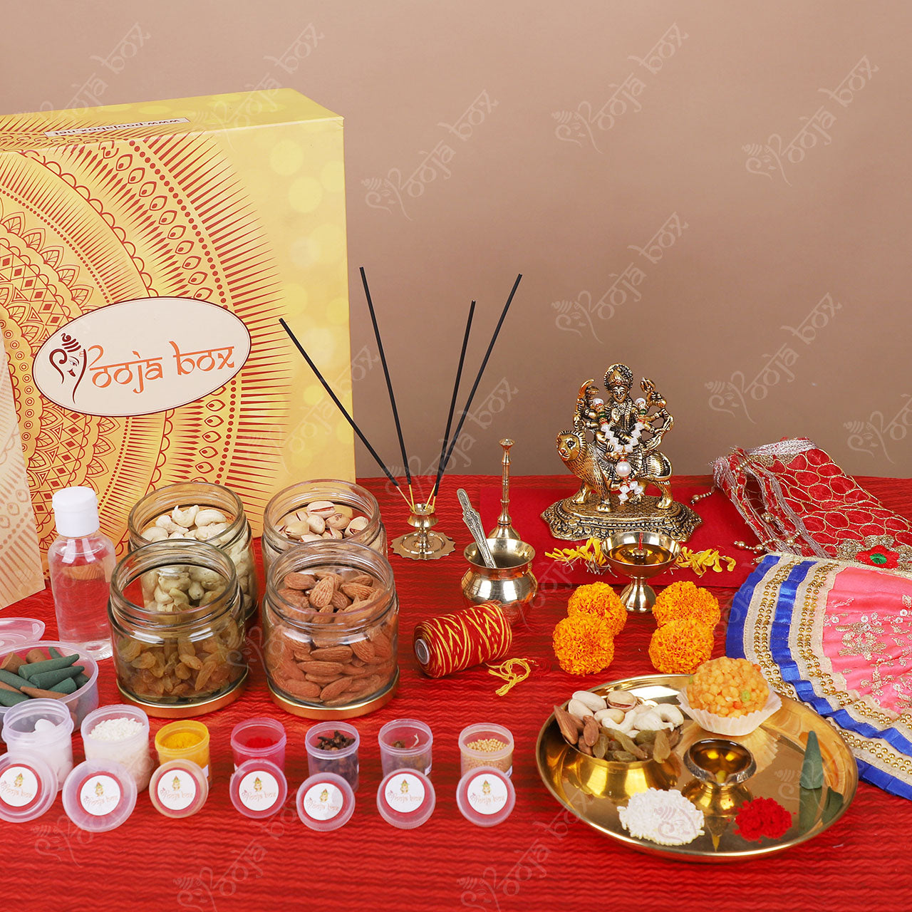 Auspicious Maa Durga Navratri Pooja Box