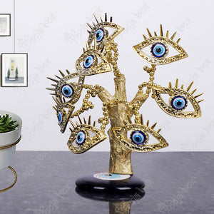 Positive Energy Evil Eye Tree For Desktop Ornament