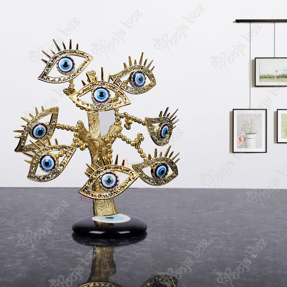 Positive Energy Evil Eye Tree For Desktop Ornament