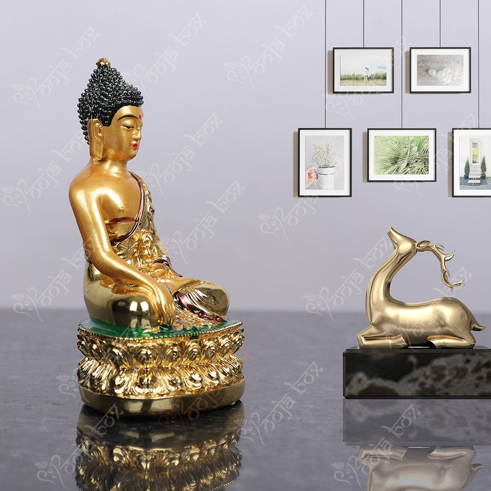 Mediating Buddha Idol Statue Showpiece for Home