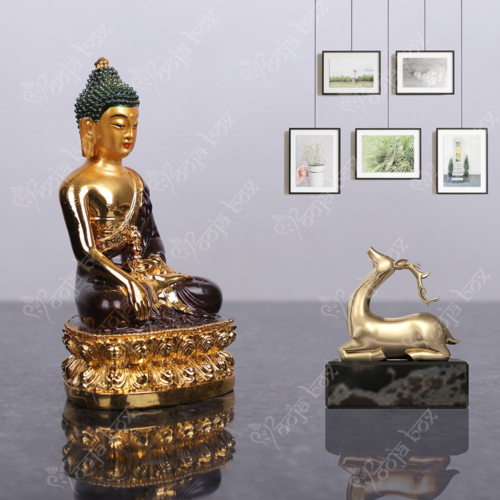 Majestic Mediating Buddha Showpiece for Home & Office