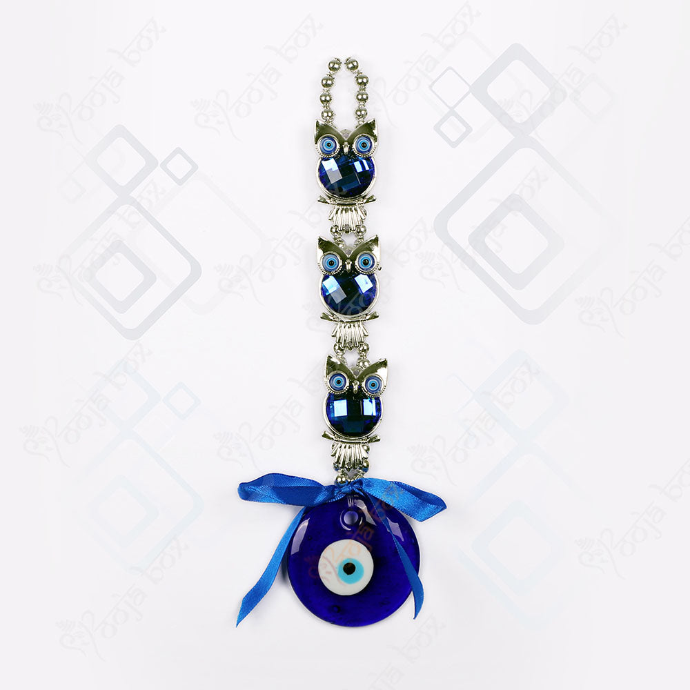 Feng Shui Evil Eye & Owl Hanging for Home, Office