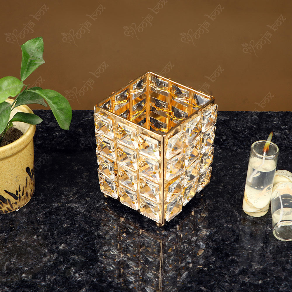 Eye Catching Adoring Crystal Candle Light Holder