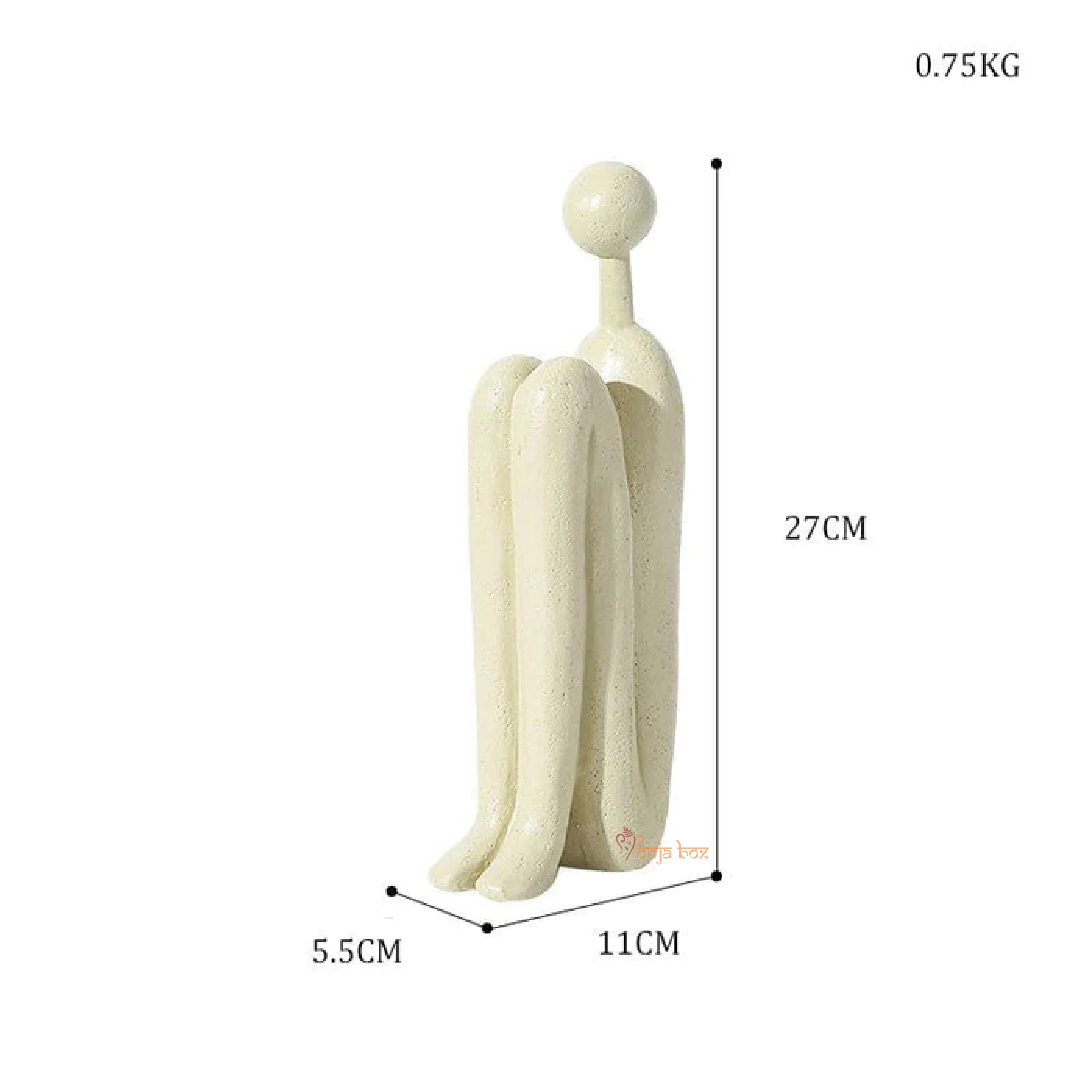 Modern Look Statues Decorative Bookend Set