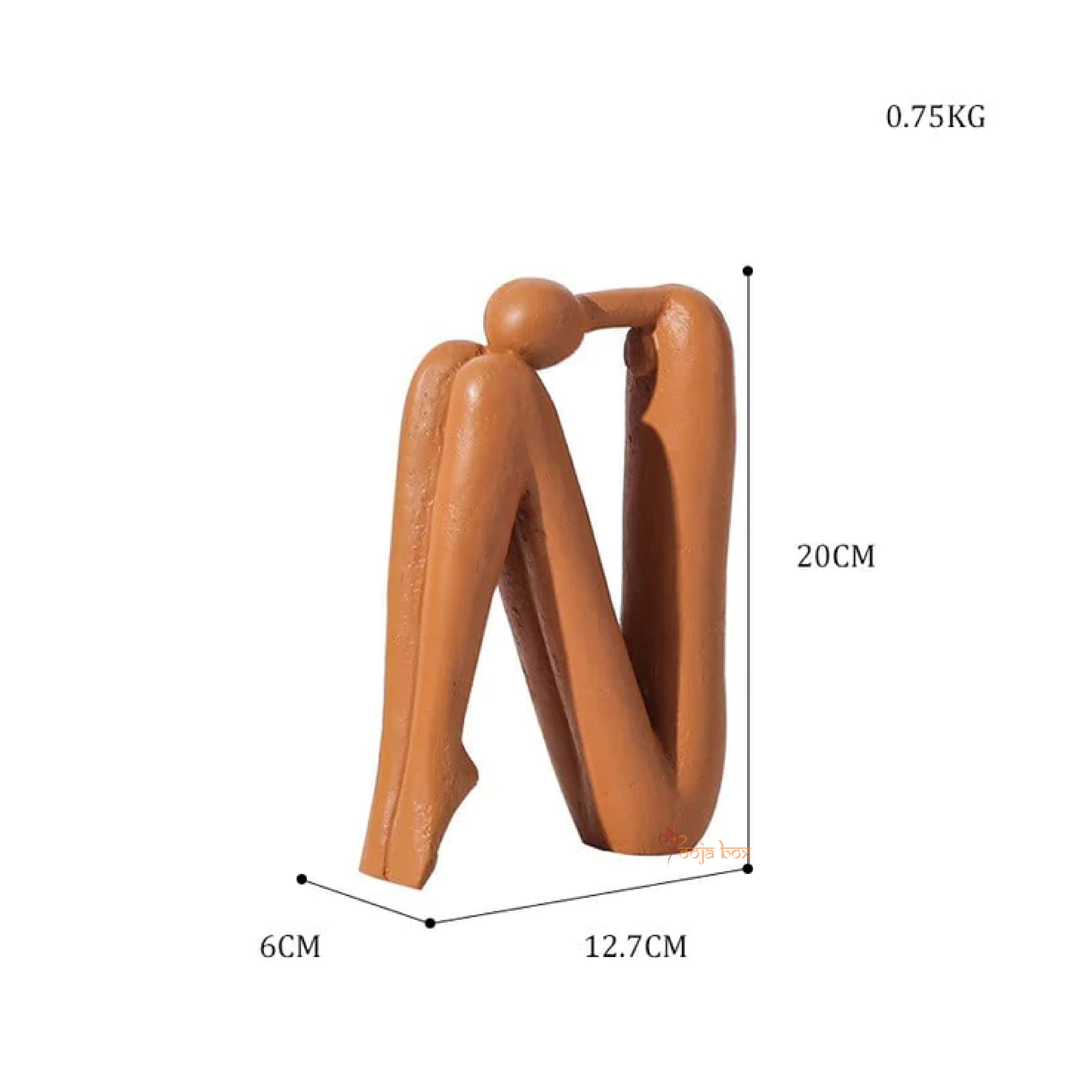 Modern Look Statues Decorative Bookend Set