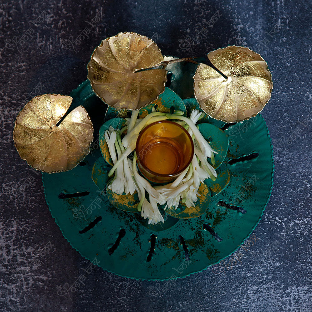 Lotus with Petals Candle Holder