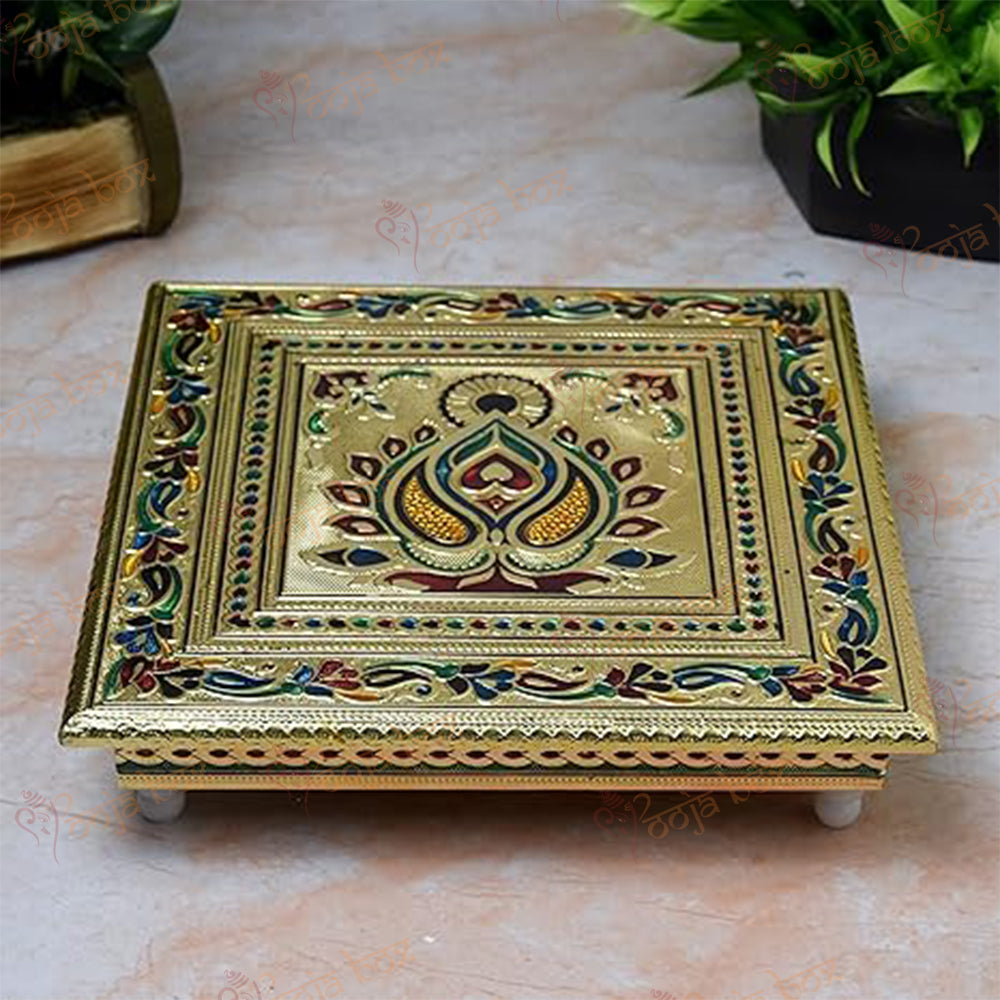 Meenakari Pooja Chowki