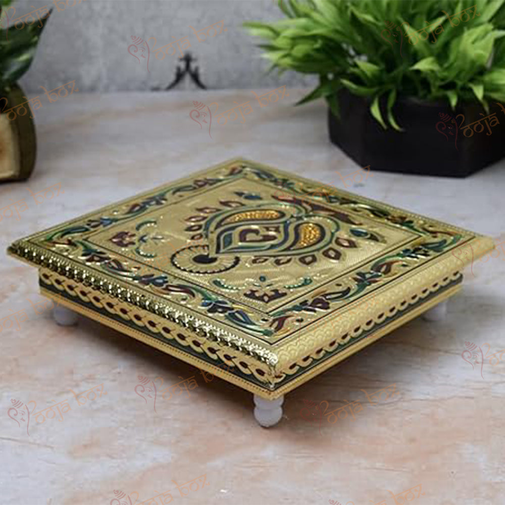 Meenakari Pooja Chowki