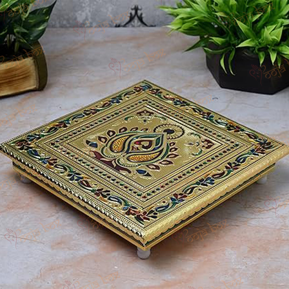 Meenakari Pooja Chowki