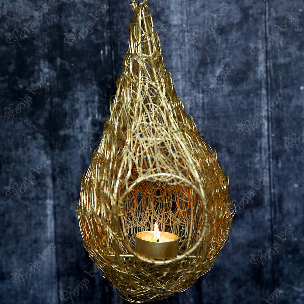 Nest Shape Candle T Light Holder for Home Decor