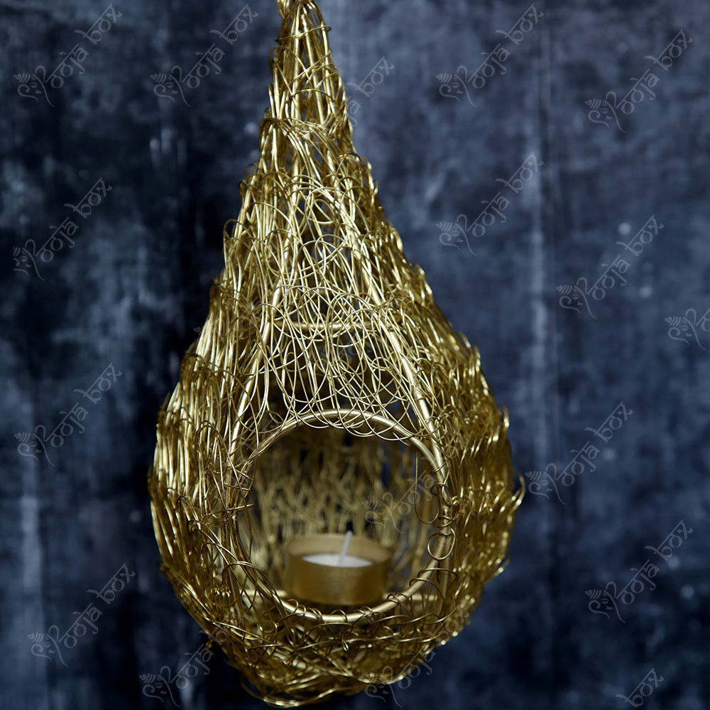 Nest Shape Candle T Light Holder for Home Decor