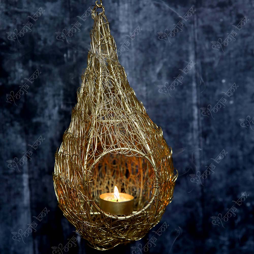 Nest Shape Candle T Light Holder for Home Decor