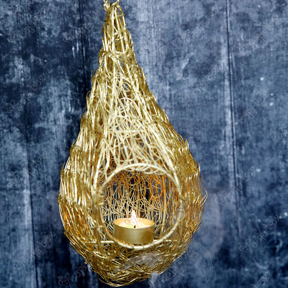 Nest Shape Candle T Light Holder for Home Decor