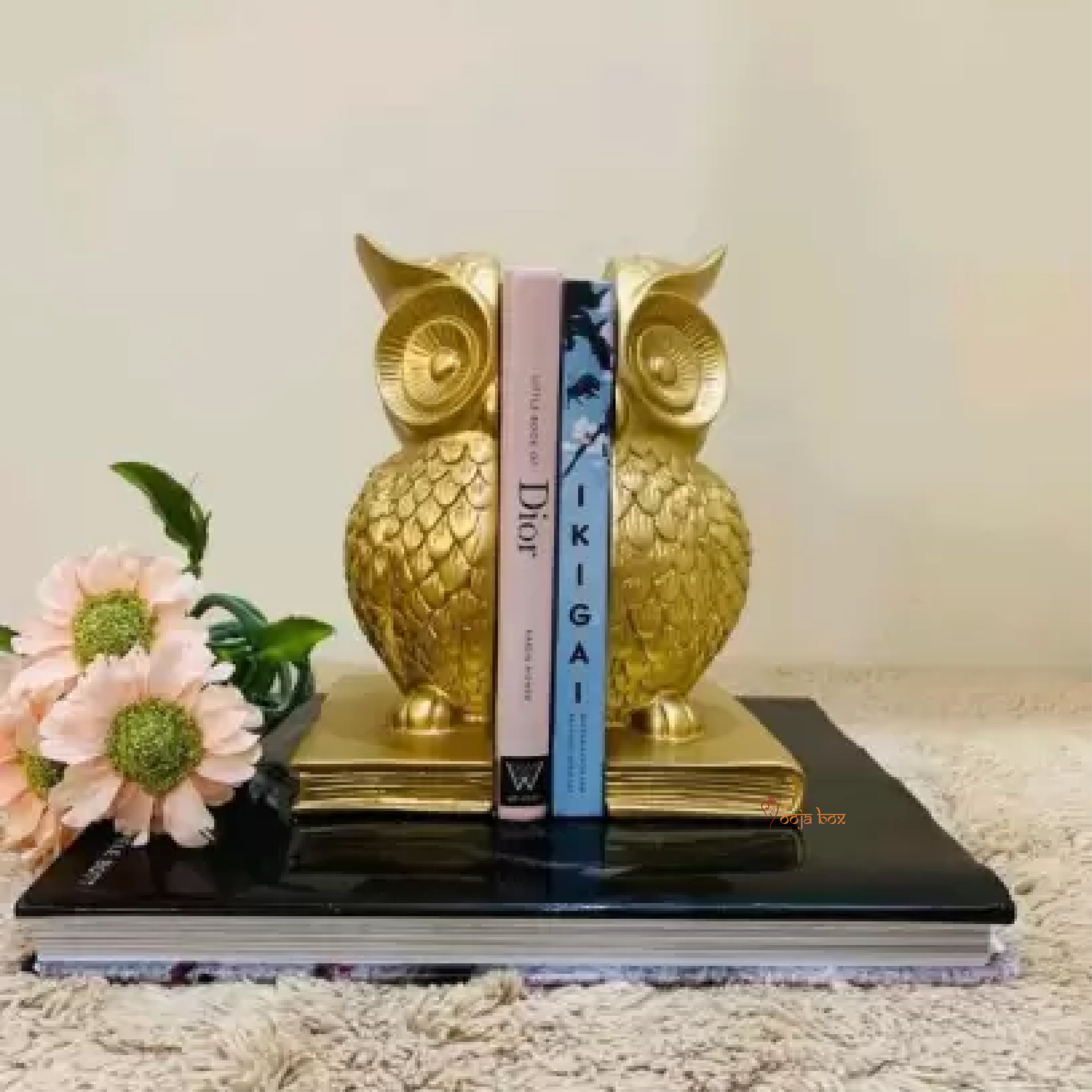 GORGEOUS OWL BOOKEND SCULPTURE SET OF ONE
