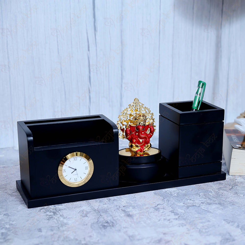 Red Ganesha Pen Stand