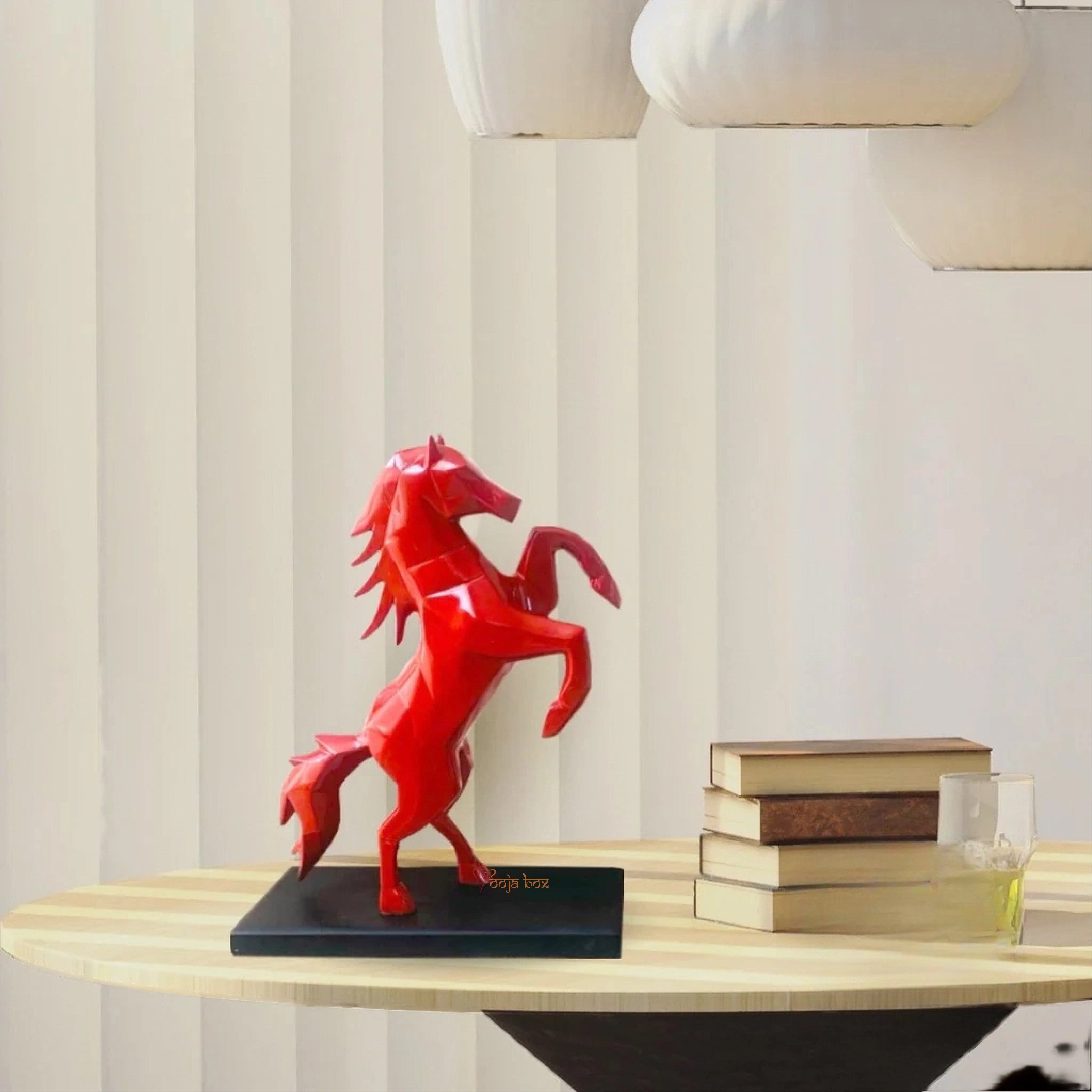 Resin Neigh Horse Sculpture