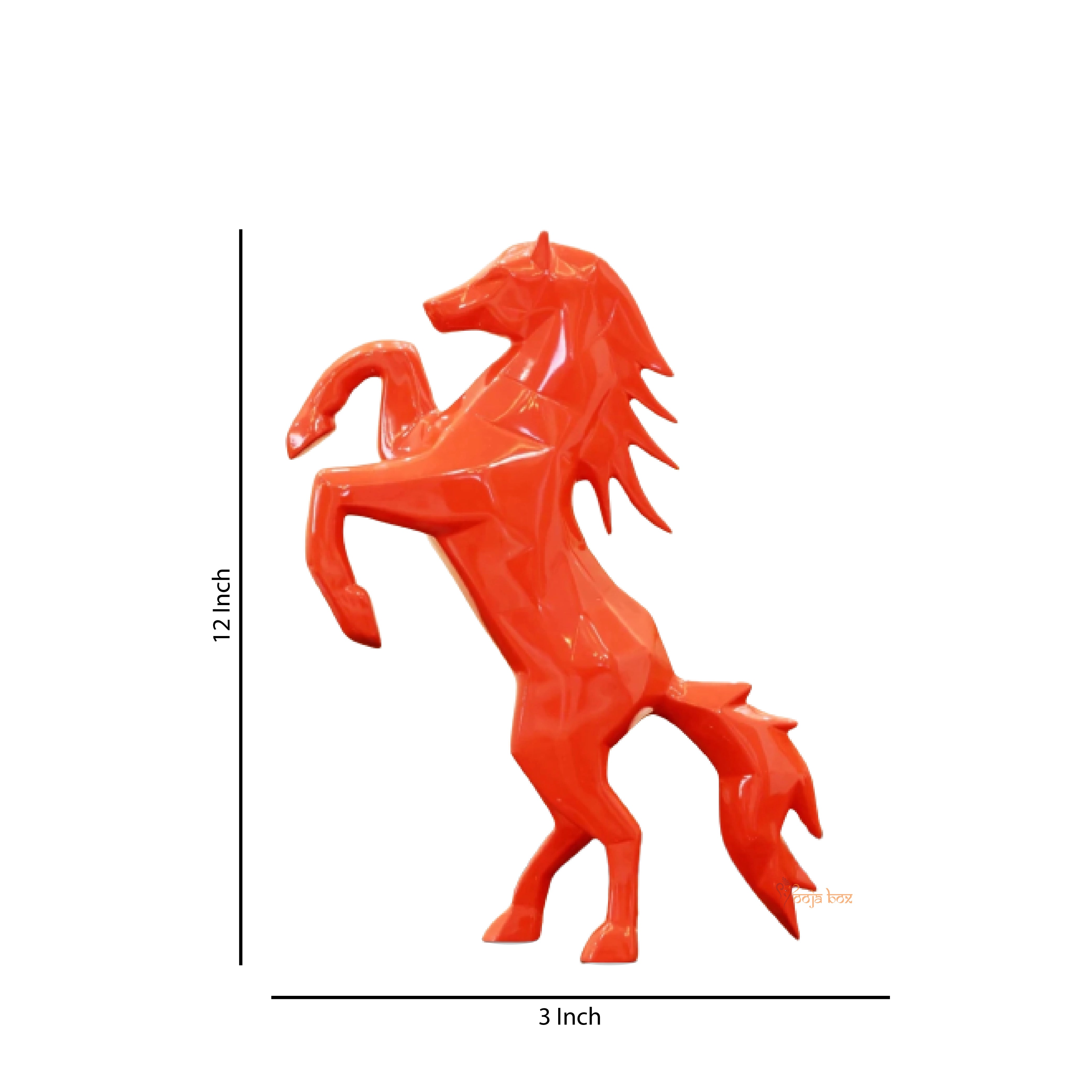 Resin Neigh Horse Sculpture